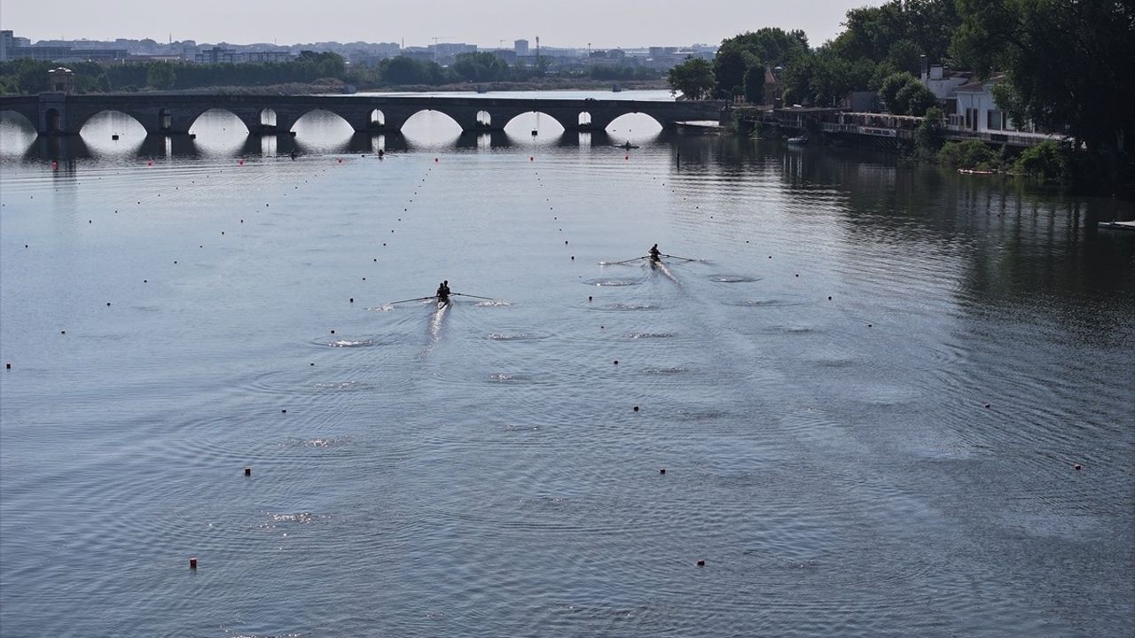 Kürek Milli Takımı, Meriç Nehri'nde Kamp Yapıyor