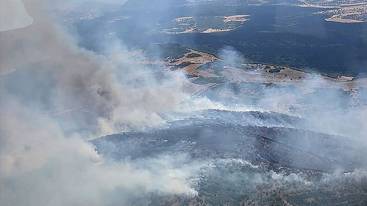 Manisa Kula'da Orman Yangını: Ekipler Müdahaleye Devam Ediyor
