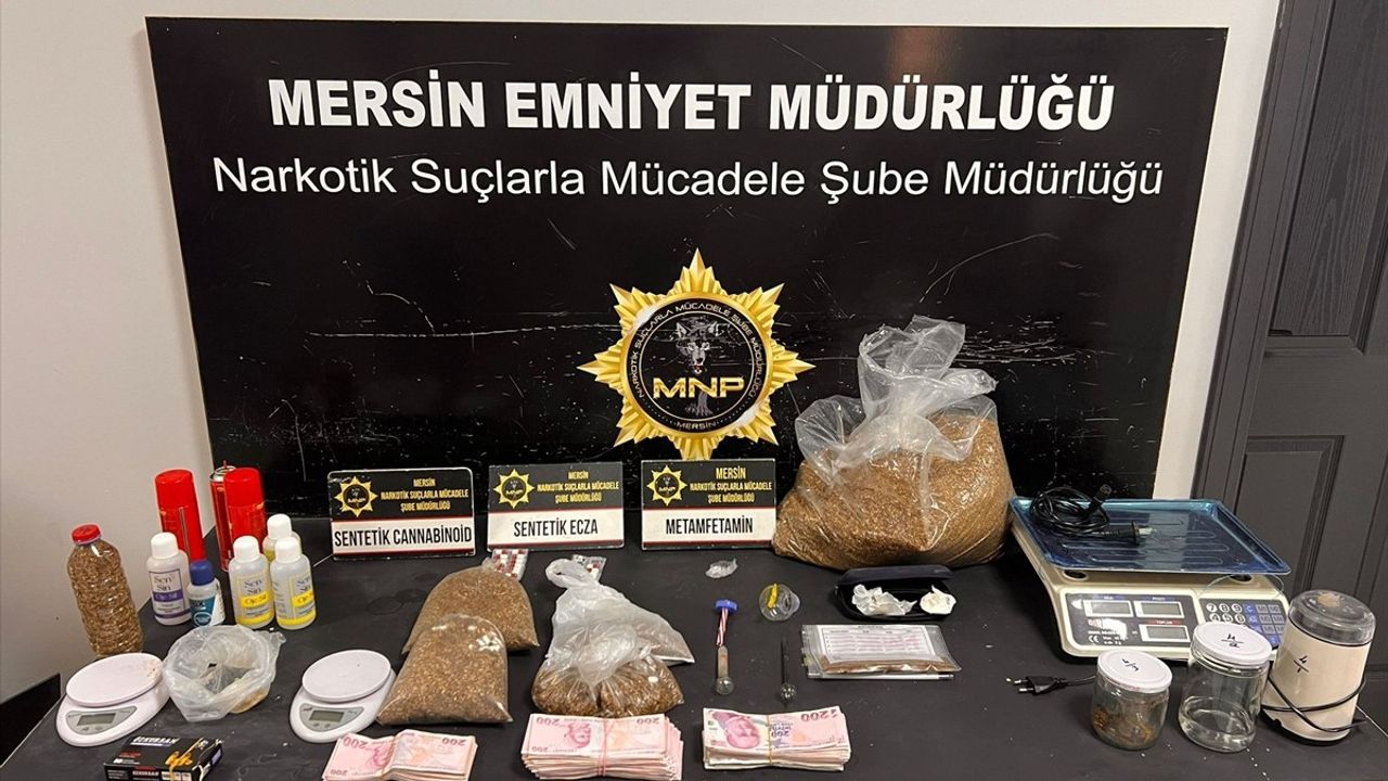 Mersin'de Uyuşturucu Operasyonu: 9 Şüpheli Gözaltına Alındı
