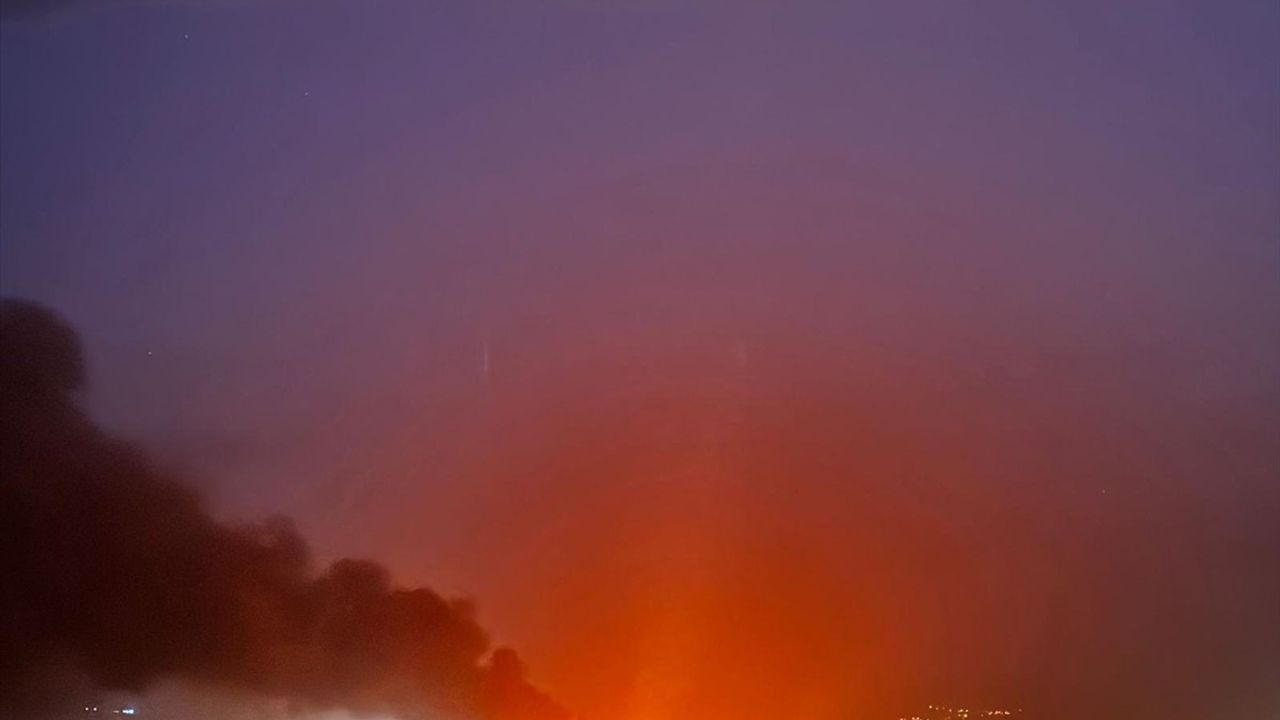 Mersin'deki Göksu Deltası'nda Yangın Çıktı