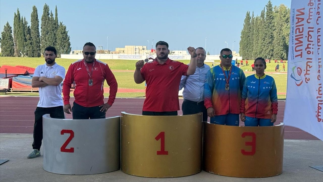 Milli Para Atlet Muhammet Atıcı, Tunus'ta Altın Madalya Kazandı