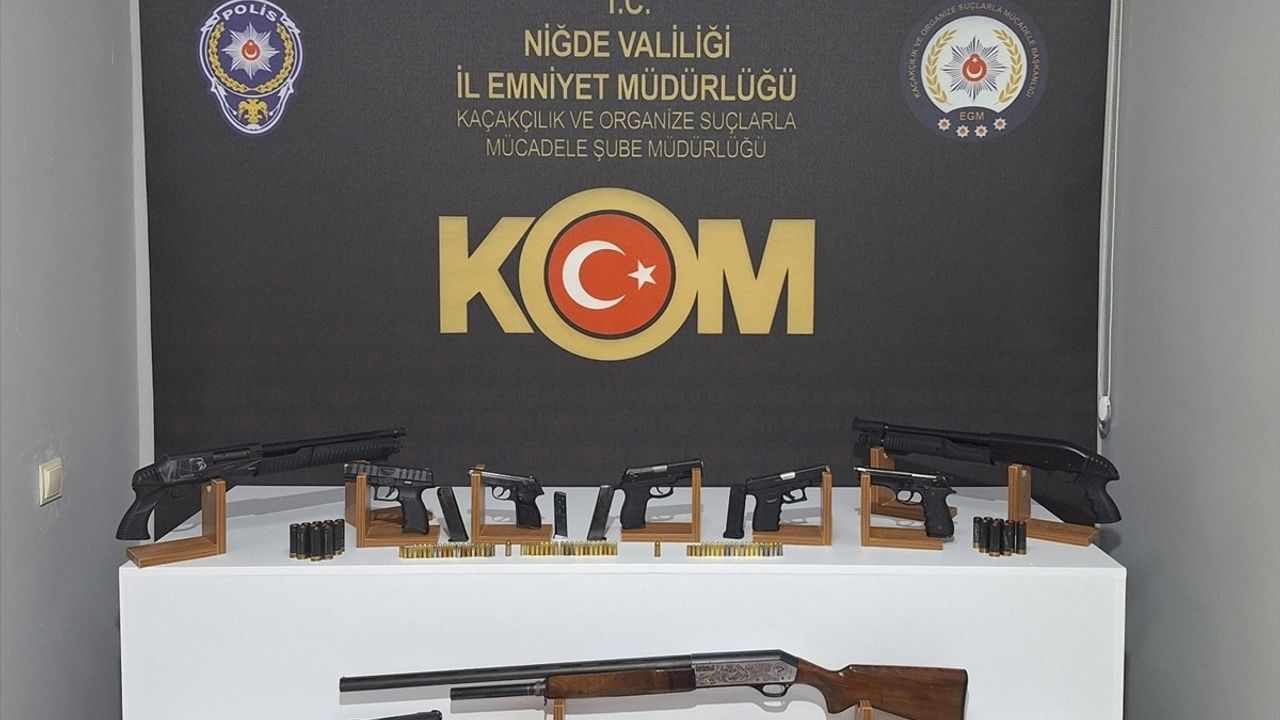 Niğde'de Ruhsatsız Silah Operasyonu: 16 Zanlı Yakalandı
