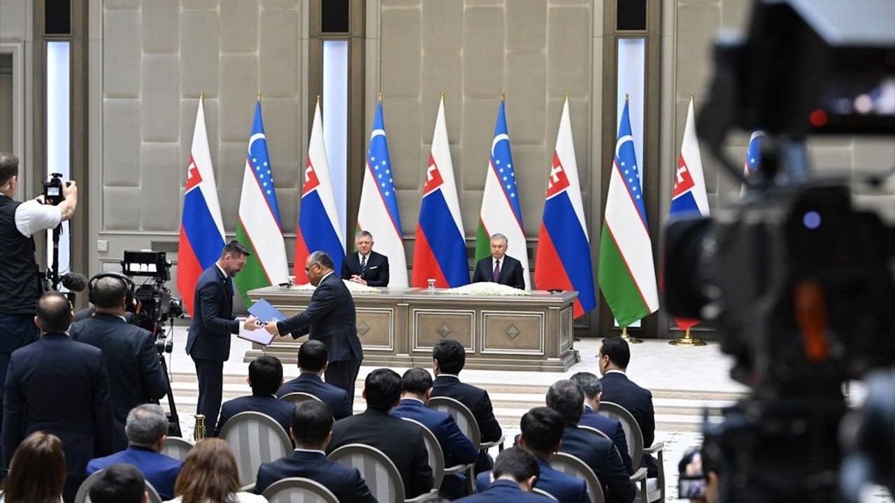 Özbekistan ve Slovakya Arasındaki İlişkiler Stratejik Ortaklık Düzeyine Yükseltildi