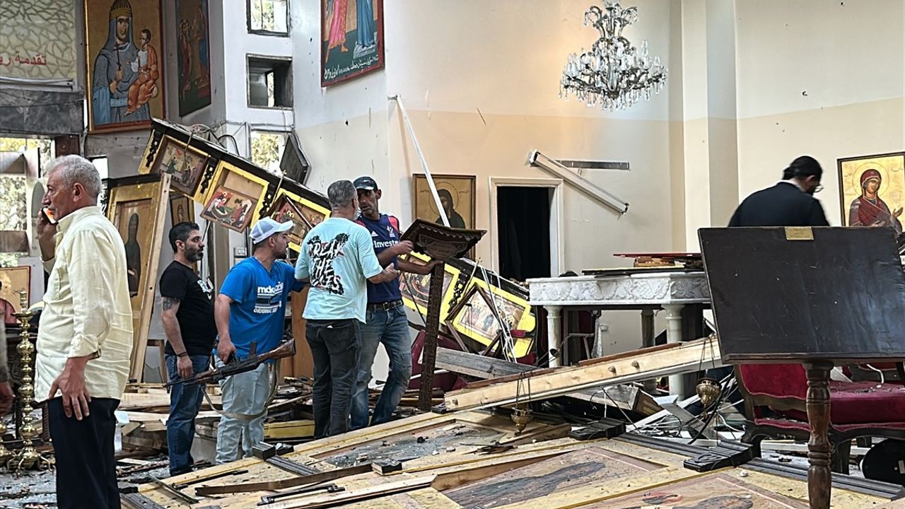 Şam’daki Kilisede Meydana Gelen Patlamada Çok Sayıda Ölü