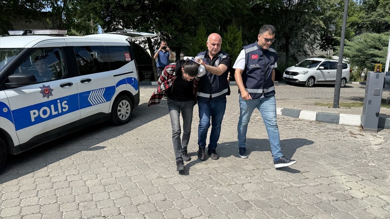 Samsun'da Şiddet Olayı: Kız Arkadaşını Darbeden Şüpheli Yakalandı