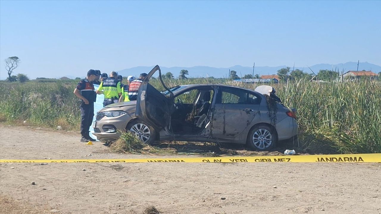 Samsun'da Sulama Kanalına Devrilen Otomobilin Sürücüsü Hayatını Kaybetti