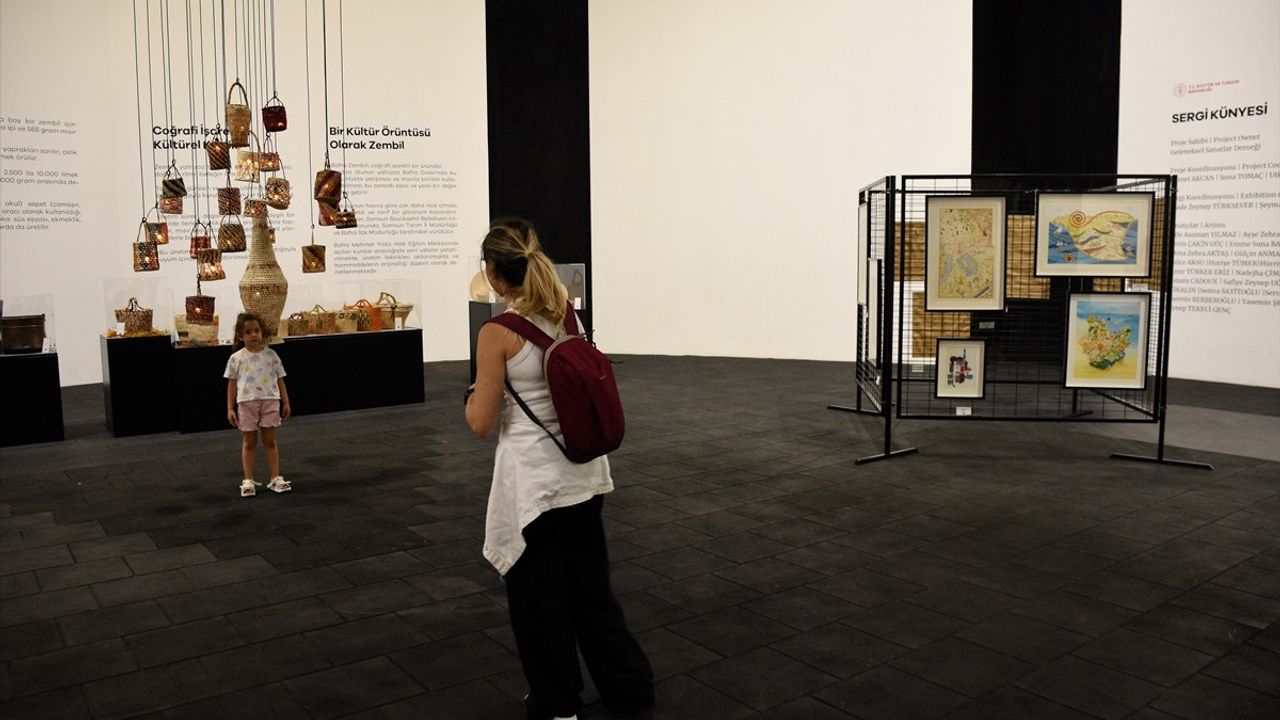 Samsun Kültür Yolu Festivali'nde 'Yaşayan Miras: Bafra Zembili' Sergisi Açıldı