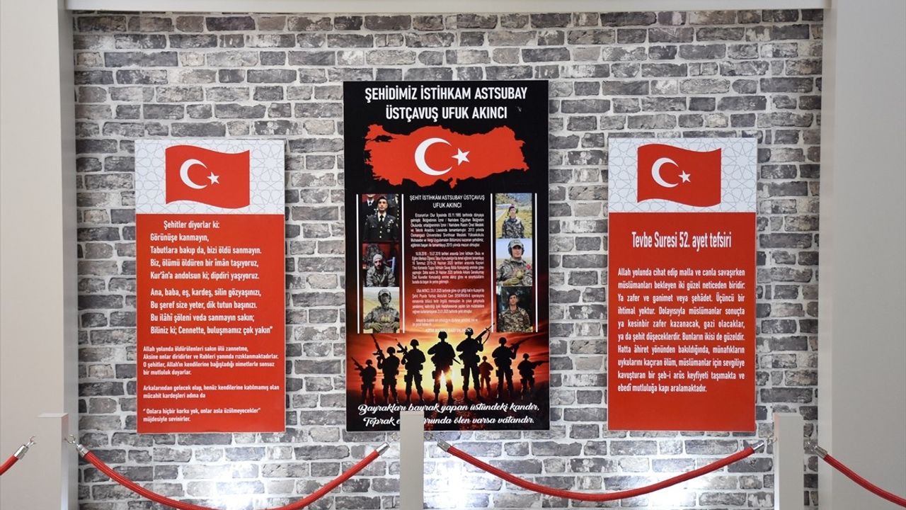 Şehit Üstçavuş Ufuk Akıncı Anısına Erzurum'da Kütüphane Açıldı