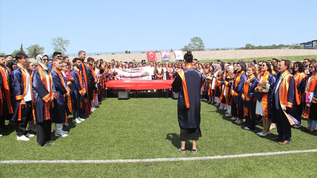 Sinop Üniversitesi Mezuniyet Töreninde Gazze Saldırılarına Tepki