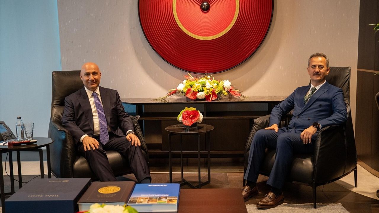 SSB Başkanı Haluk Görgün, Halkbank Genel Müdürü Osman Arslan ile Görüştü