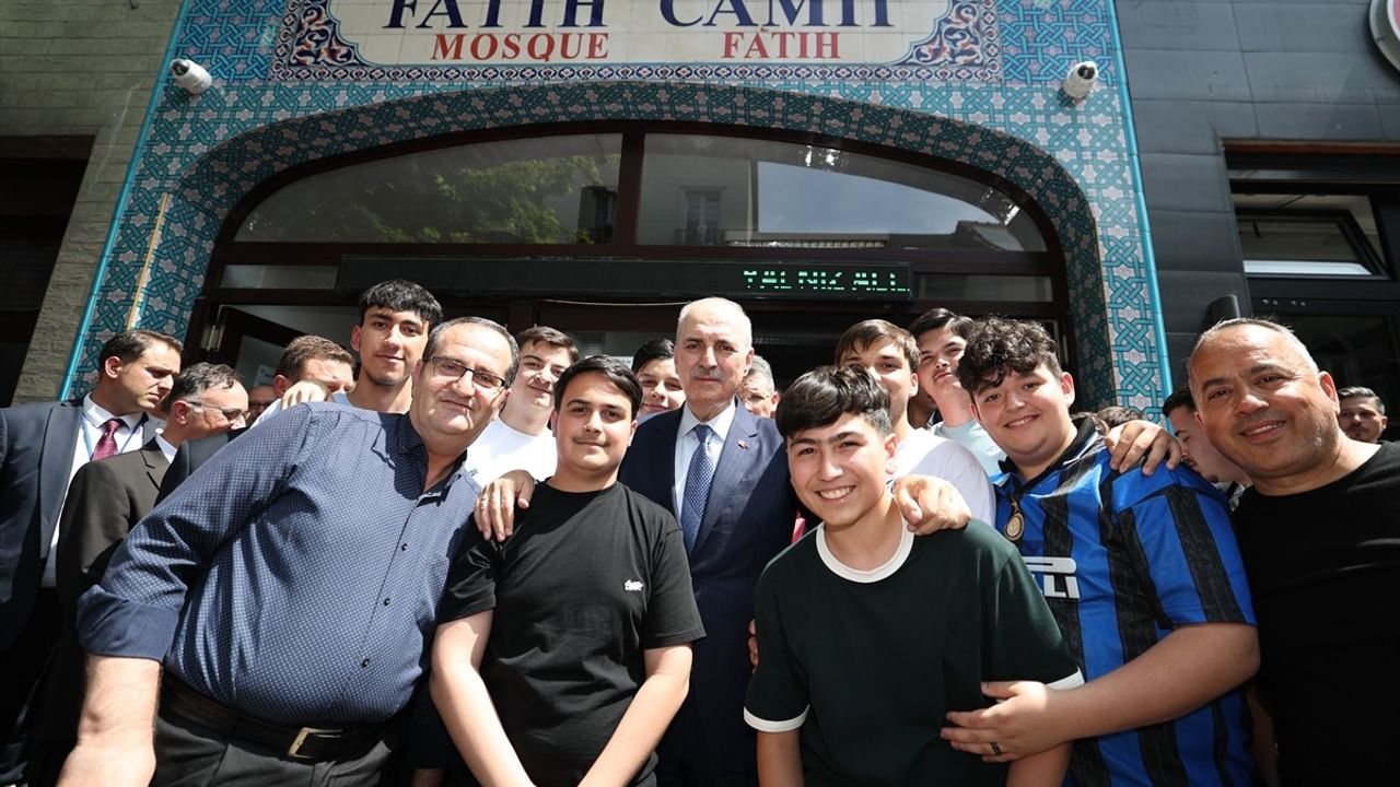 TBMM Başkanı Numan Kurtulmuş, Belçika Diyanet Vakfı'nı Ziyaret Etti
