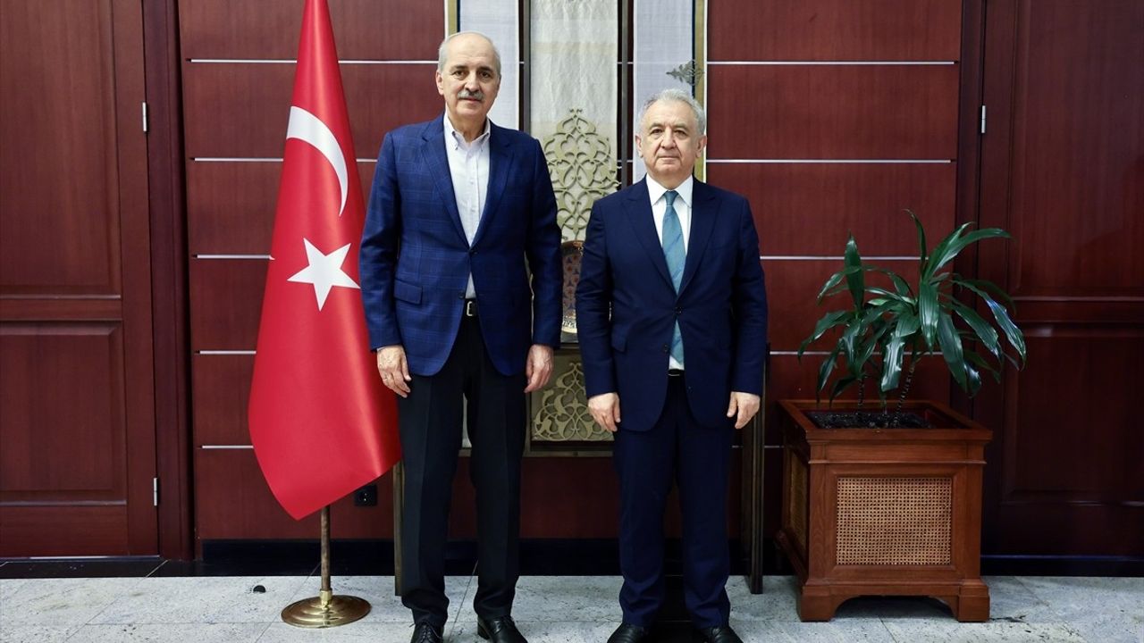 TBMM Başkanı Numan Kurtulmuş, Türkiye'nin Astana Büyükelçiliği'ni Ziyaret Etti