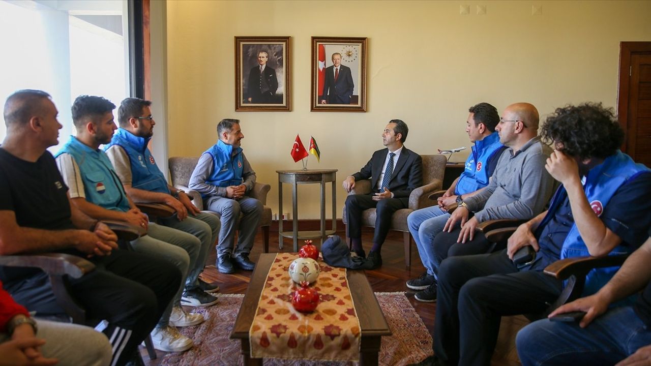 TDV Heyetinden Mozambik'te Maputo Büyükelçisi Alkan'a Ziyaret