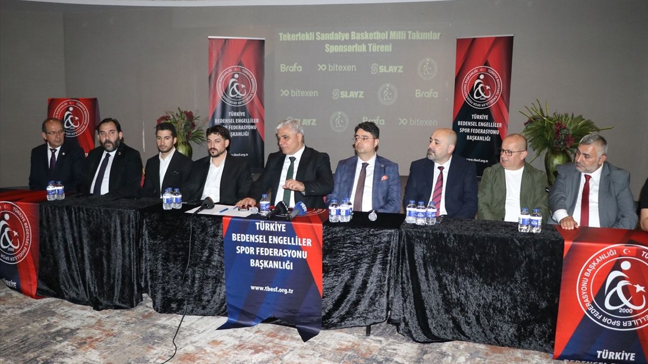 Tekerlekli Sandalye Basketbol Milli Takımı İçin Sponsorluk Anlaşmaları İmzalandı