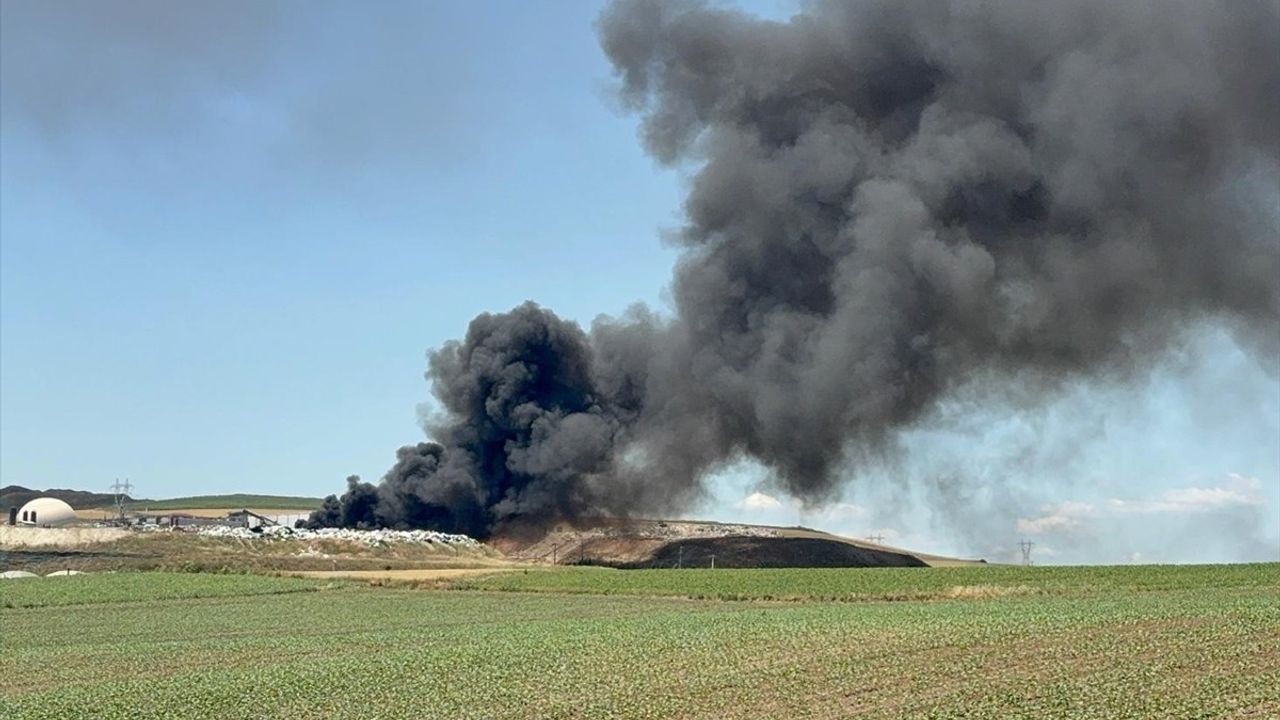 Tekirdağ'da Geri Dönüşüm Firmasında Yangın: Maddi Hasar Oluştu