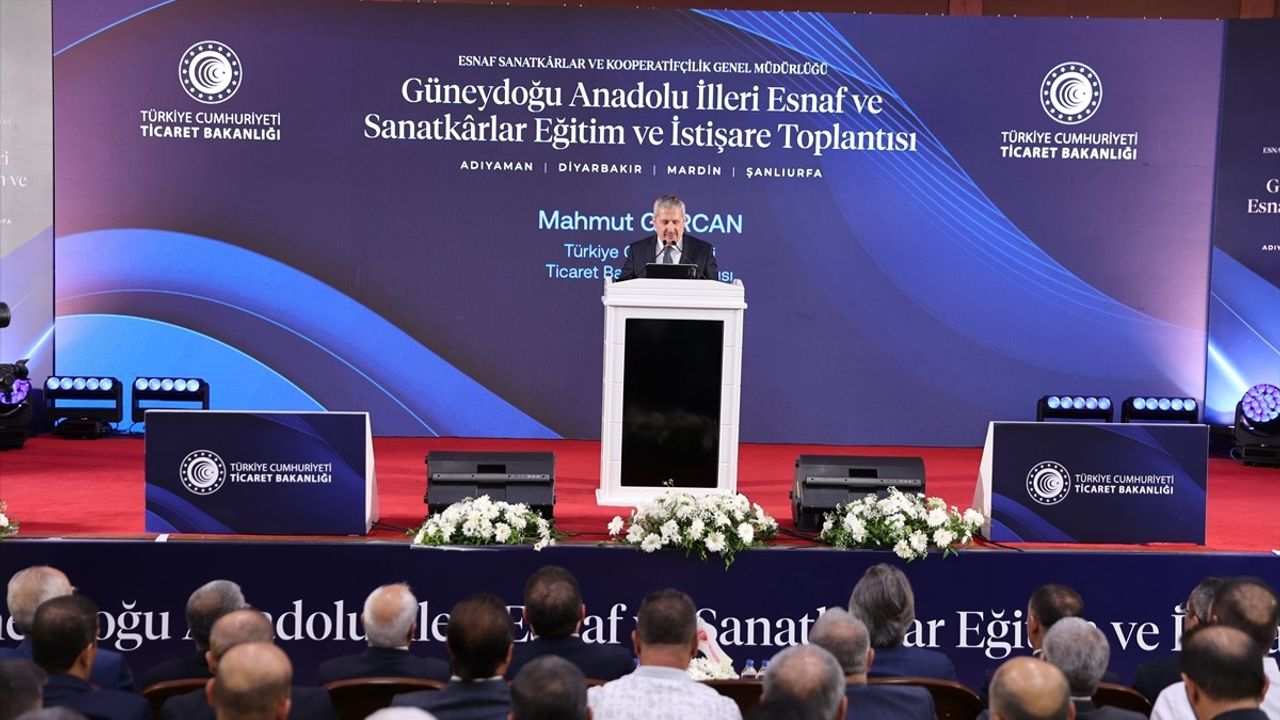 Ticaret Bakan Yardımcısı Mahmut Gürcan, Şanlıurfa'da Esnaf Destekleme Çalışmalarını Açıkladı