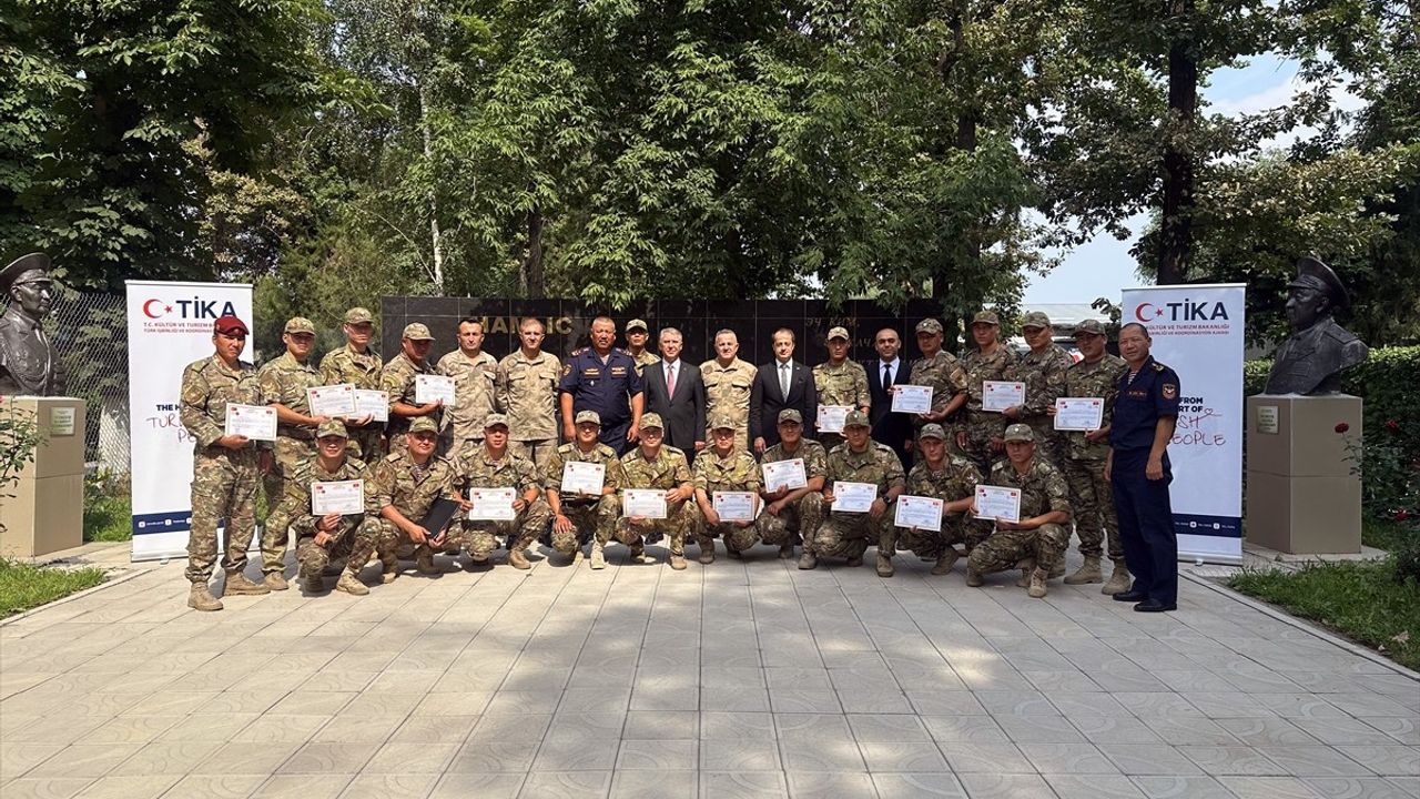 Türk Jandarması, TİKA Desteğiyle Kırgızistan'da Olay Yeri İnceleme Eğitimi Gerçekleştirdi