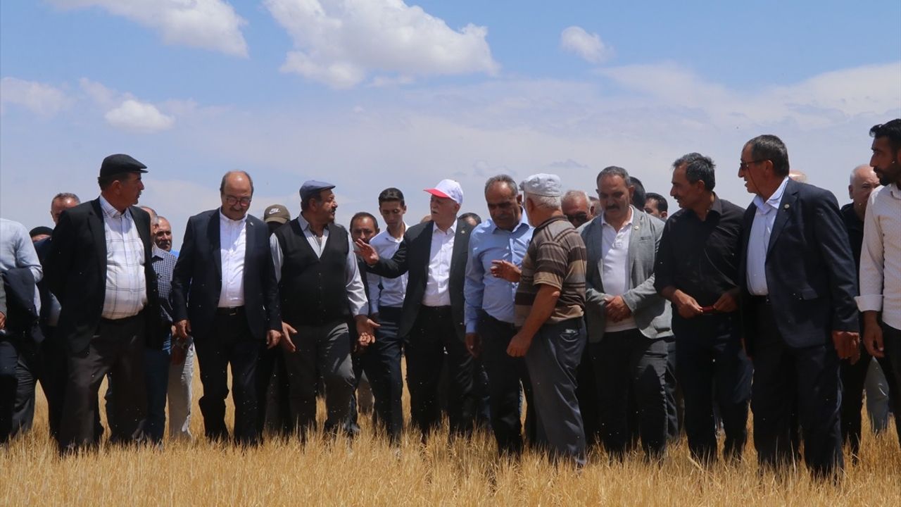 TZOB Genel Başkanı Bayraktar, Çankırı'da Kuraklıktan Etkilenen Tarım Arazilerini İnceledi
