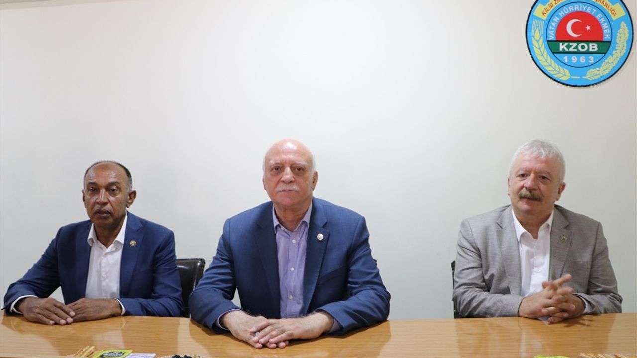 TZOB Genel Başkanı Şemsi Bayraktar, Kilis'te Çiftçilerle Sorunları Görüştü
