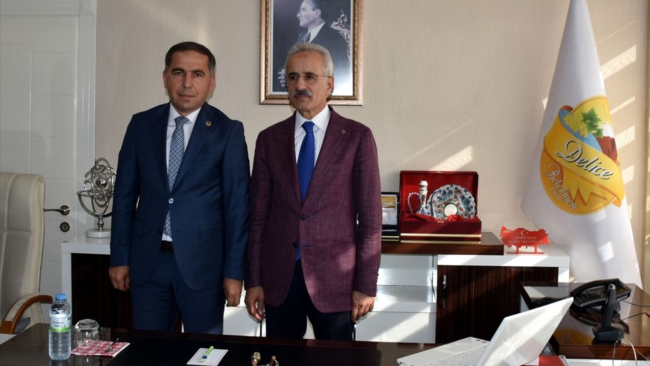 Ulaştırma ve Altyapı Bakanı Uraloğlu, Kırıkkale'nin Delice İlçesini Ziyaret Etti