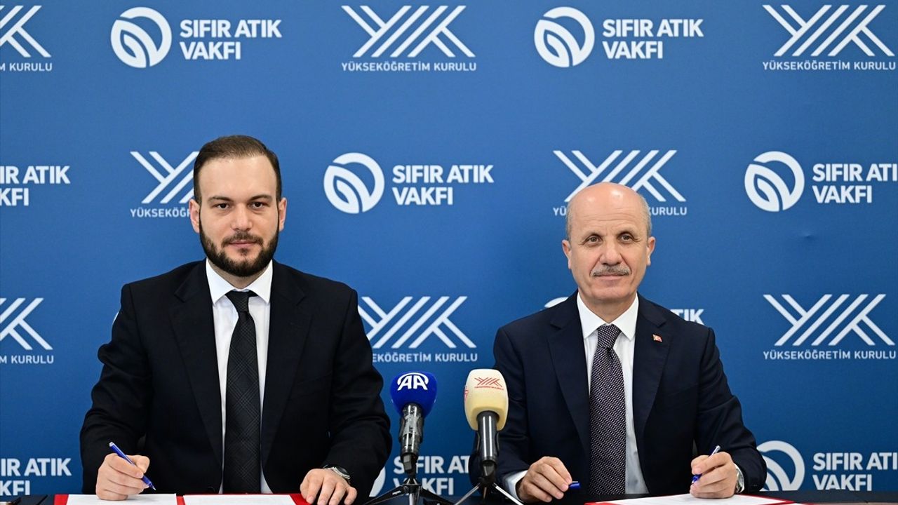 YÖK ve Sıfır Atık Vakfı Arasında İşbirliği Protokolü İmzalandı