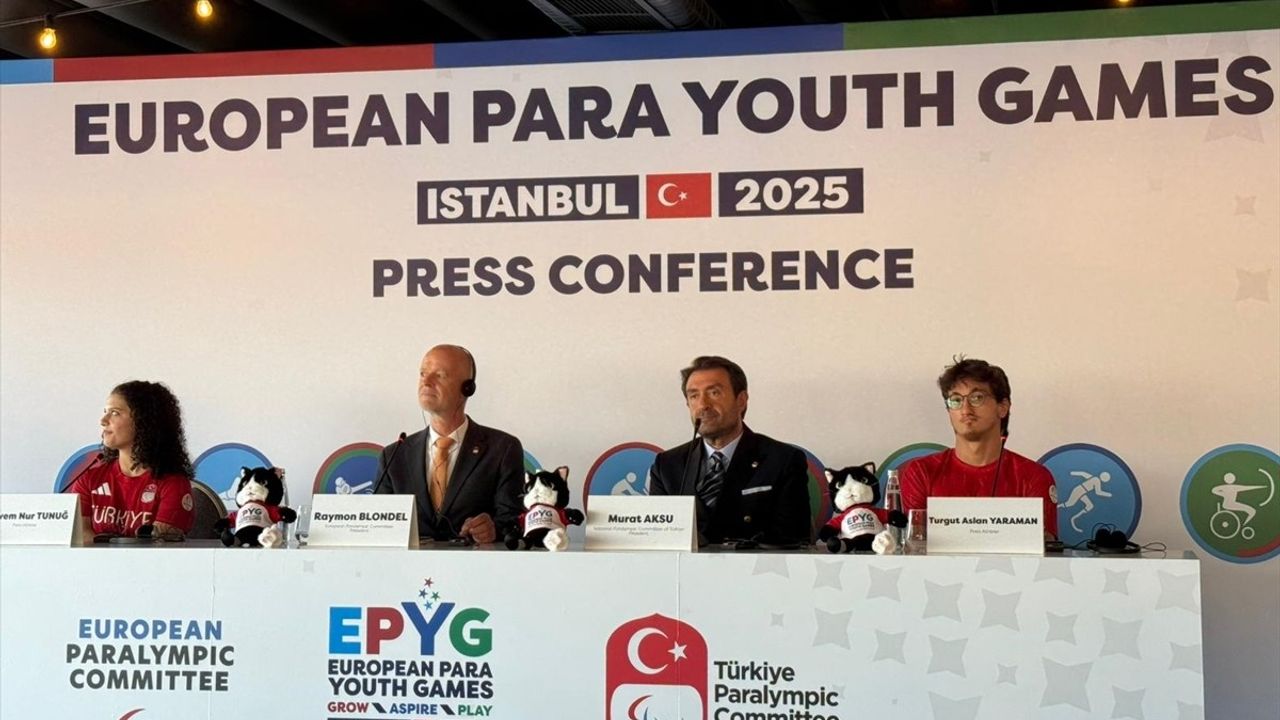 2025 Avrupa Para Gençlik Oyunları Basın Toplantısı İstanbul'da Düzenlendi