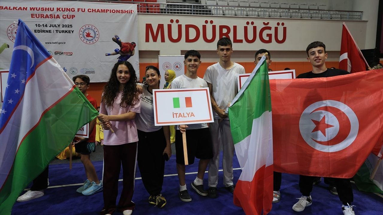 8. Açık Balkan Wushu Kung Fu Şampiyonası Edirne'de Başladı