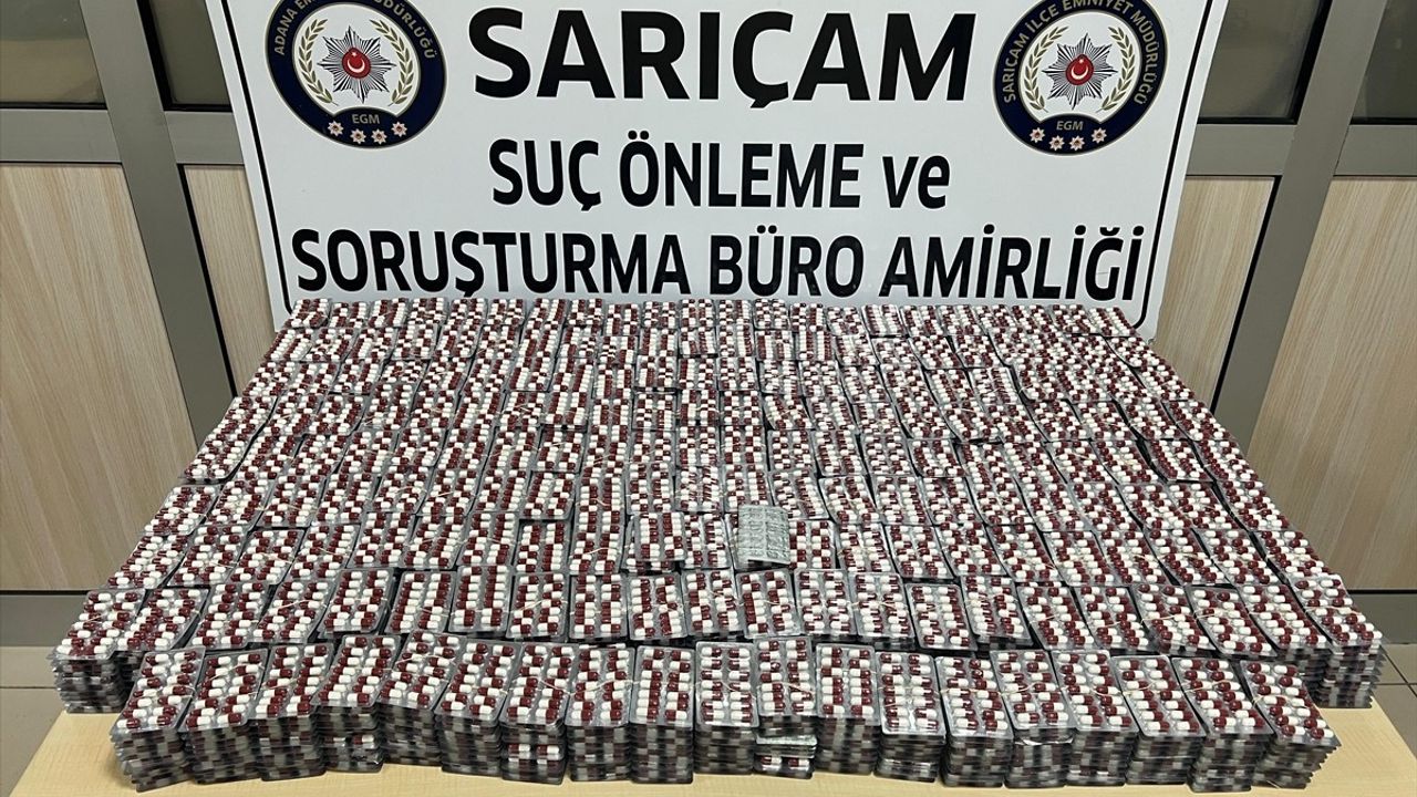 Adana'da 27 Bin 412 Uyuşturucu Hap Ele Ge geçirildi