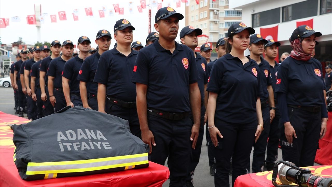 Adana'da 90 Yeni İtfaiye Eri Göreve Başladı