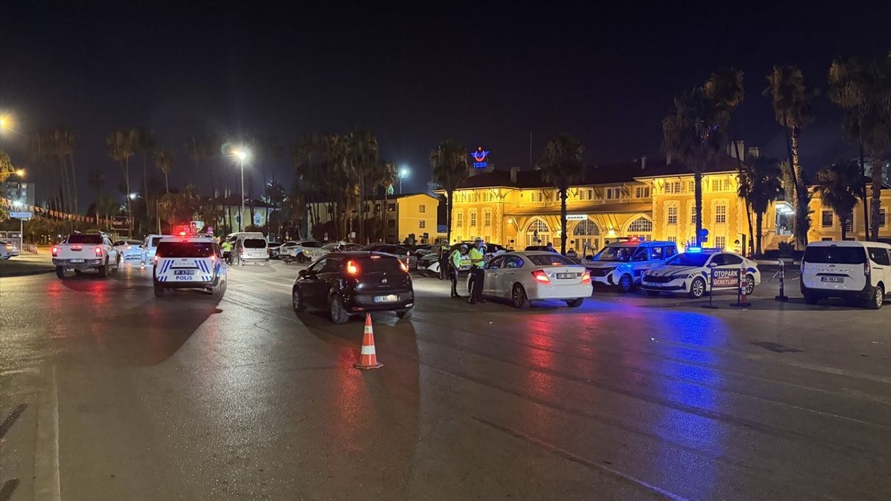 Adana'da Dron Destekli Trafik Denetimi Gerçekleştirildi