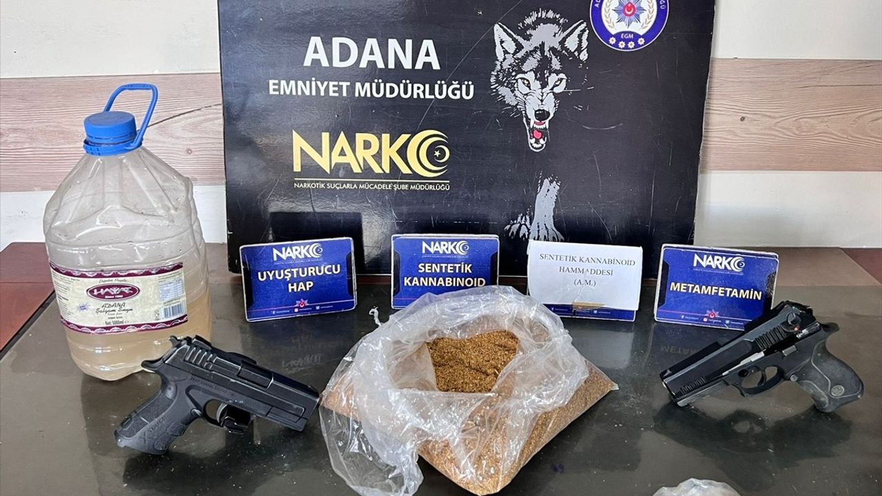 Adana'da Uyuşturucu Operasyonu: 7 Zanlı Tutuklandı