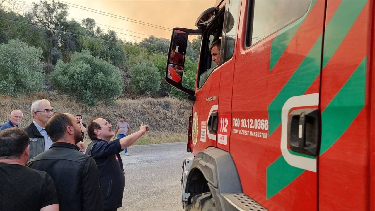 AFAD, Ödemiş'teki Orman Yangınına 540 Personelle Müdahale Ediyor