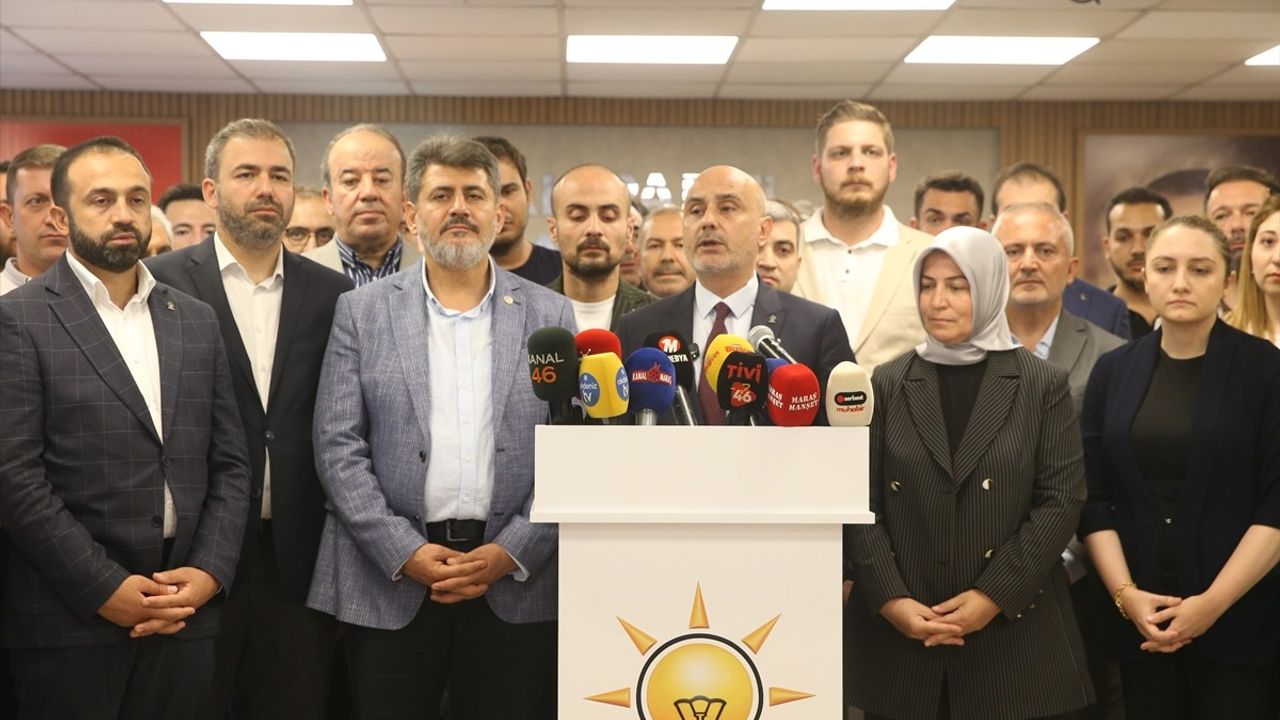 AK Parti Kahramanmaraş'tan 'Terörsüz Türkiye' Sürecine Dair Açıklama