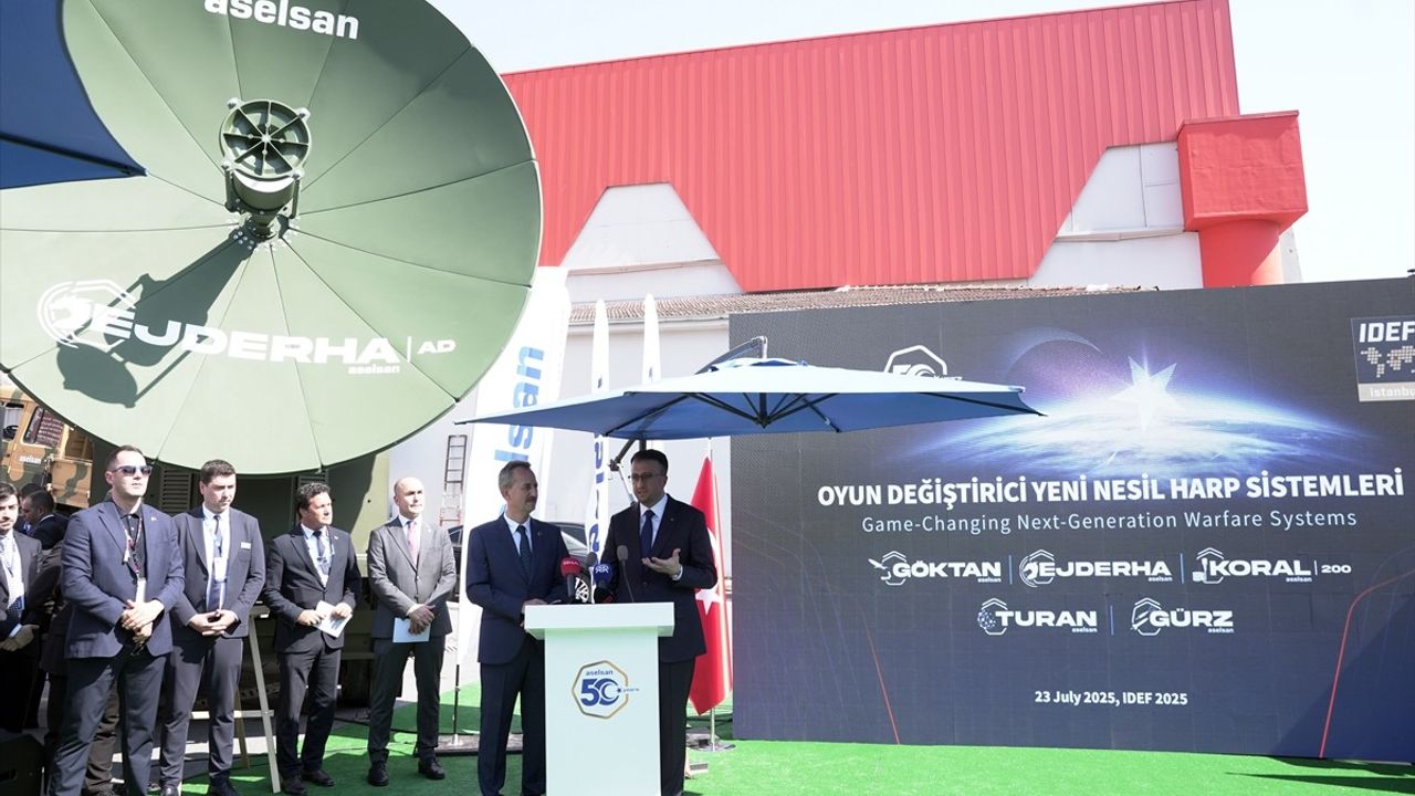 ASELSAN IDEF 2025'te Çelik Kubbe'ye Yeni Sistemler Tanıttı