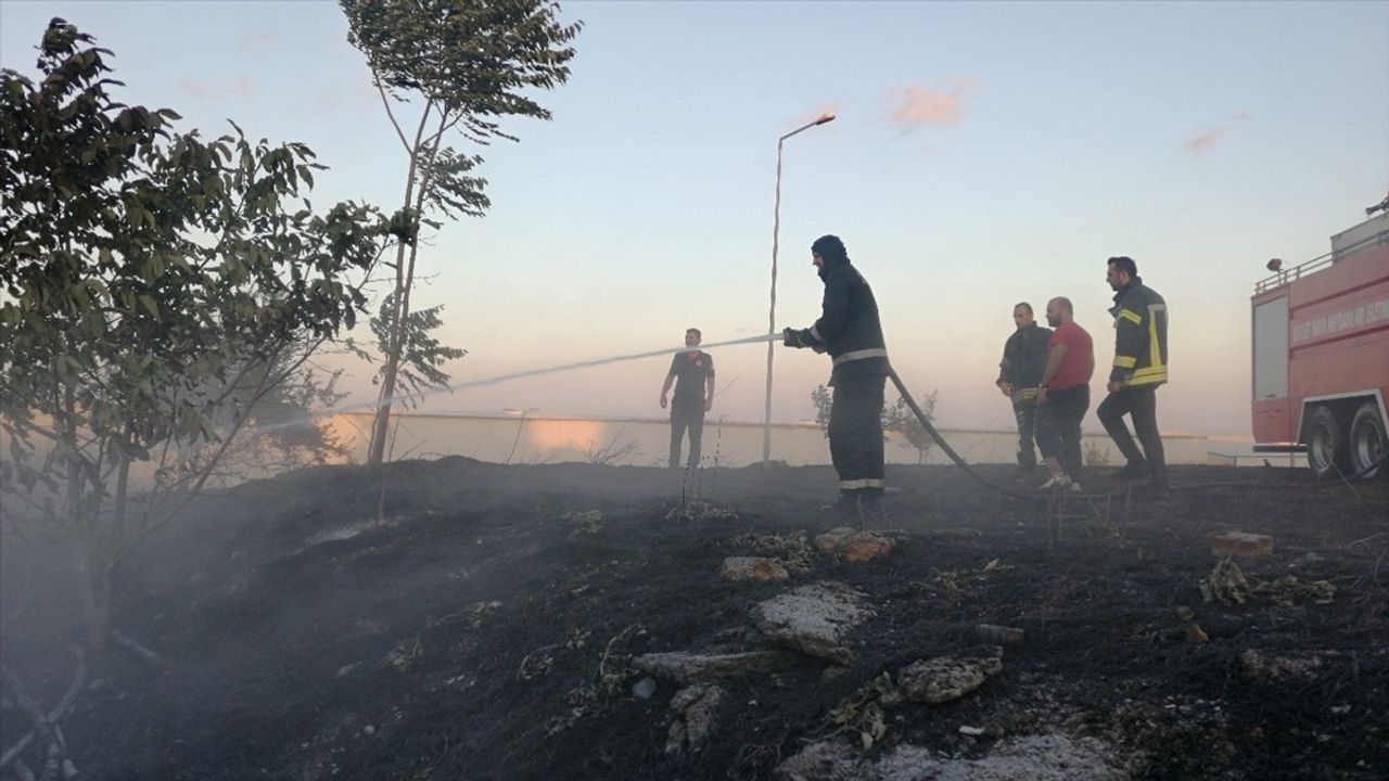 Atatürk Havalimanı'nda Otluk Alanda Yangın Söndürüldü