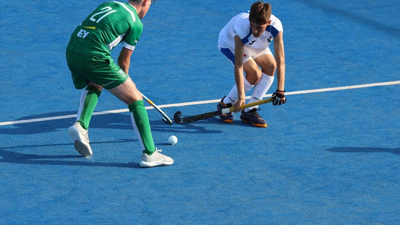 Avrupa Hokey 18 Yaş Altı Şampiyonası Klasman II Erkekler Turnuvası Antalya'da Devam Ediyor