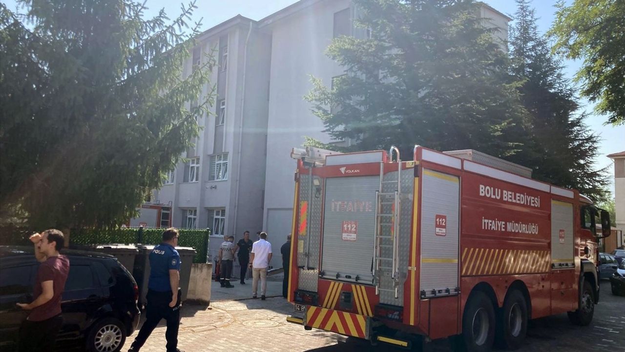 Bolu'daki Huzurevinin Mutfağında Yangın Çıktı