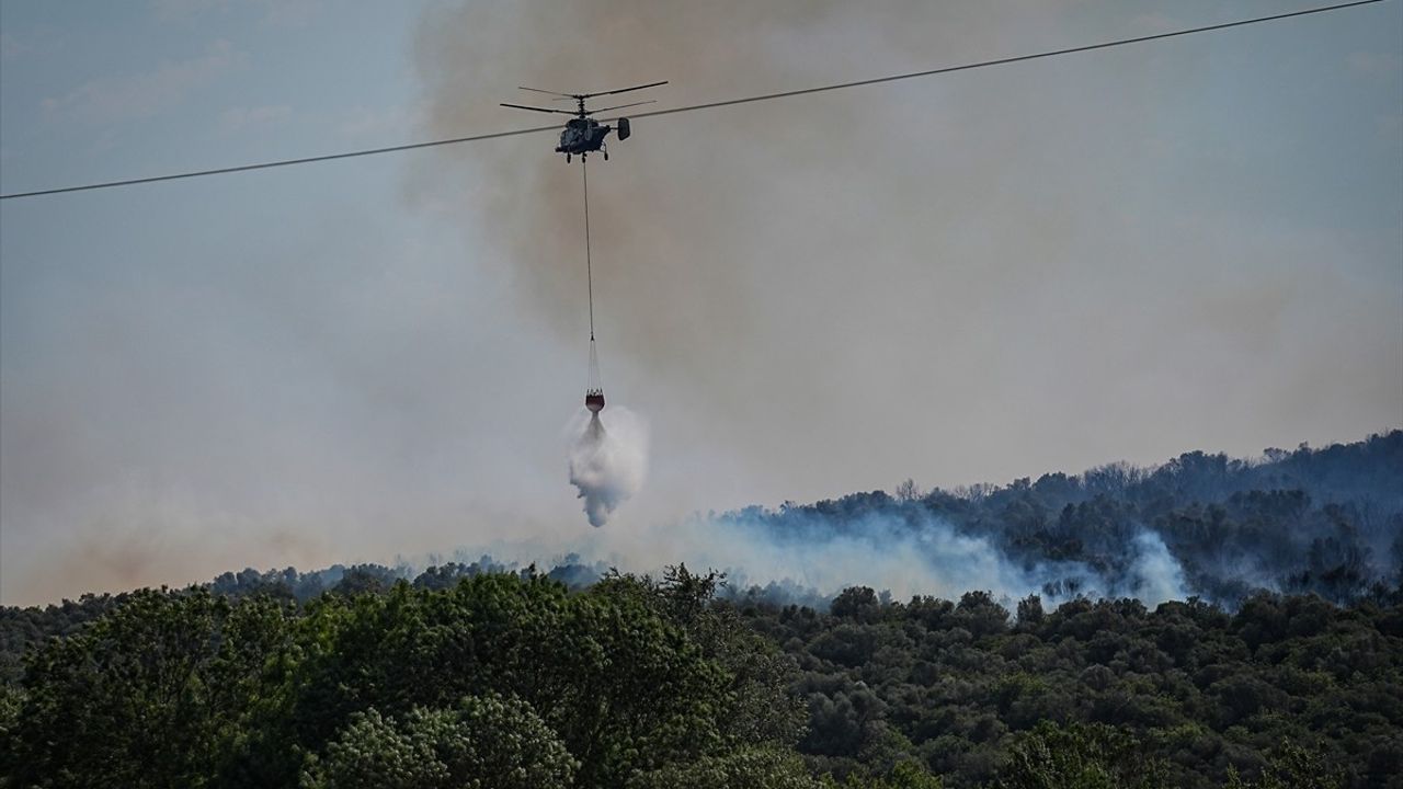 Bursa Nilüfer'de Orman Yangını Kontrol Altına Alındı