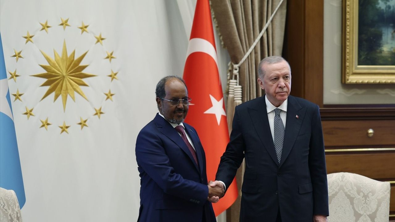 Cumhurbaşkanı Erdoğan, Somali Cumhurbaşkanı Mahmud ile Görüşme Gerçekleştirdi