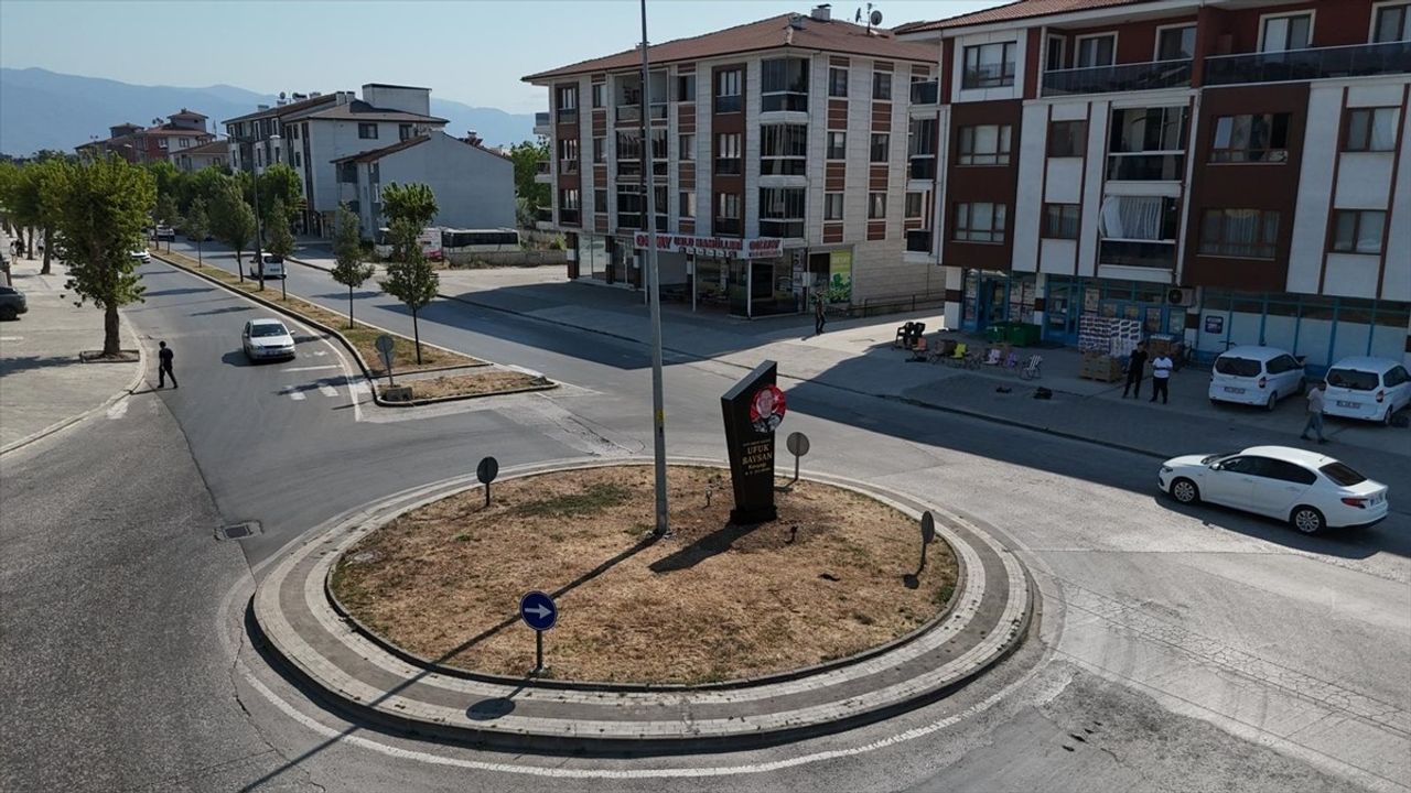 Düzce'de 15 Temmuz Şehidi Ufuk Baysan'ın İsmi Kavşağa Verildi
