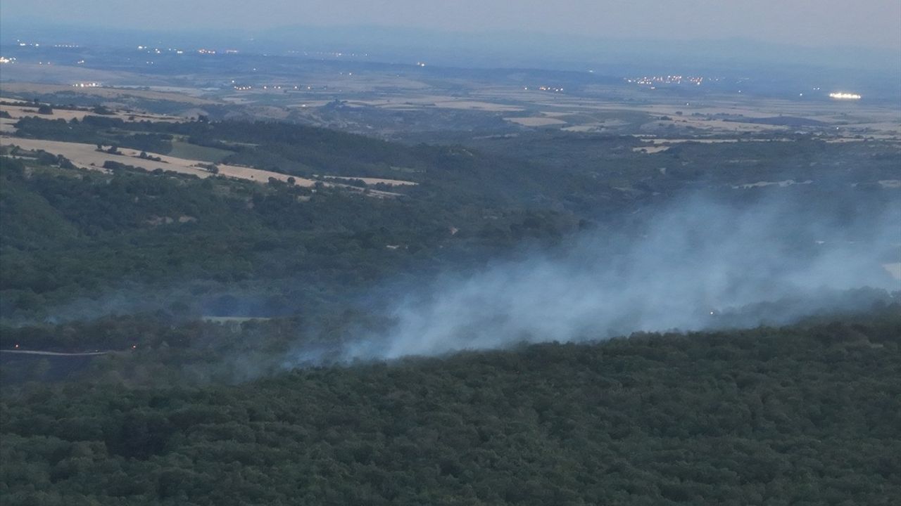Edirne'de Orman Yangını Kontrol Altına Alındı