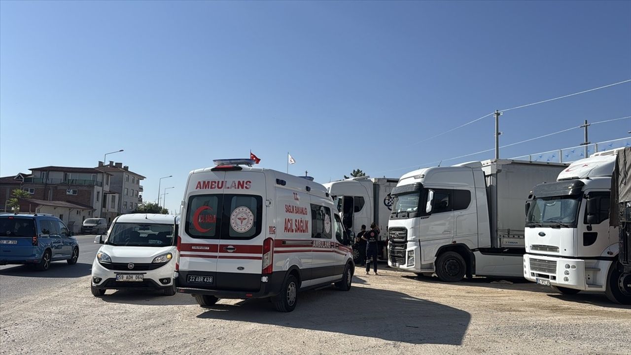 Edirne'de Tır Sürücüsü Aracında Ölü Bulundu