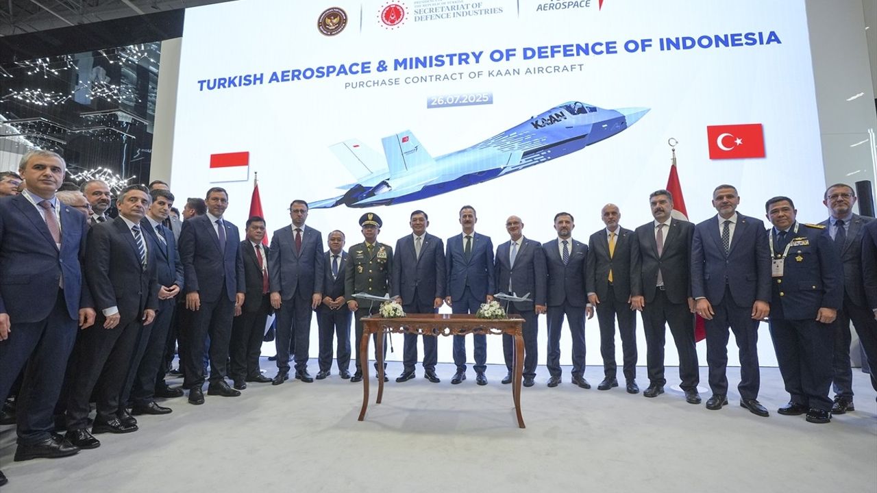 Endonezya ile 48 Adet KAAN Uçağı Satışı İçin Sözleşme İmzalandı
