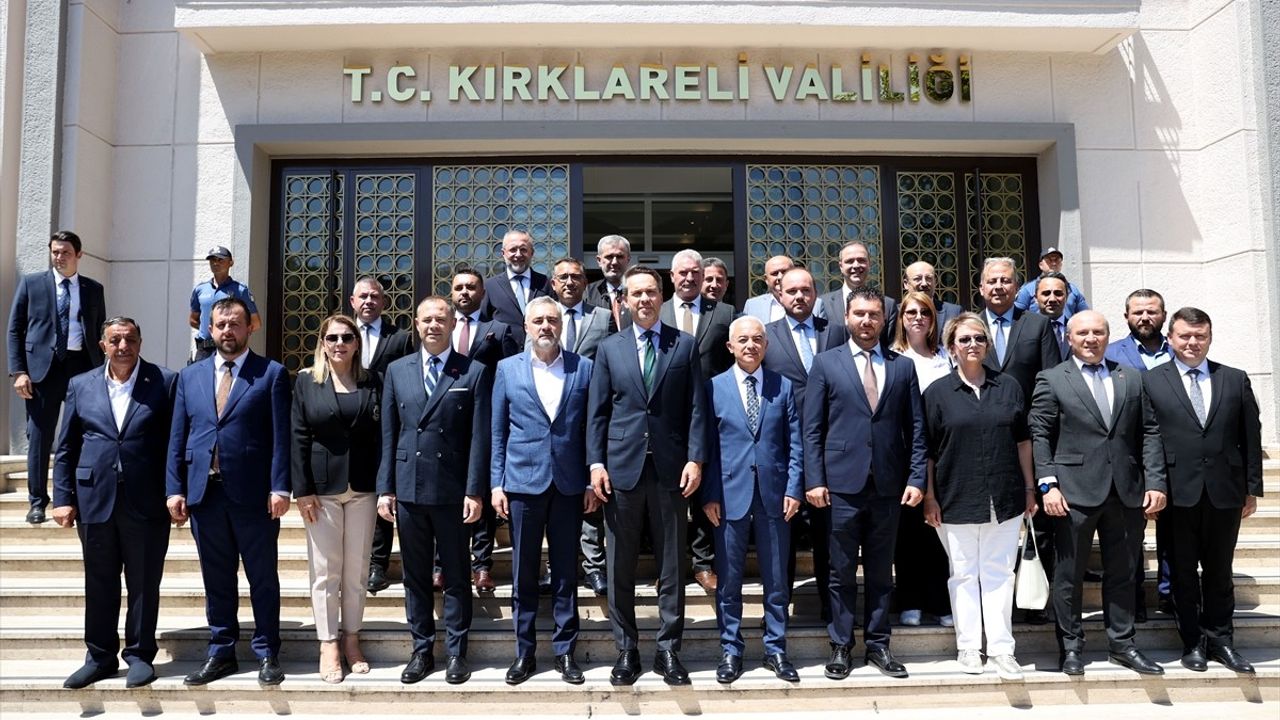 Enerji Bakanı Alparslan Bayraktar Kırklareli Valiliğine Ziyaret Gerçekleştirdi