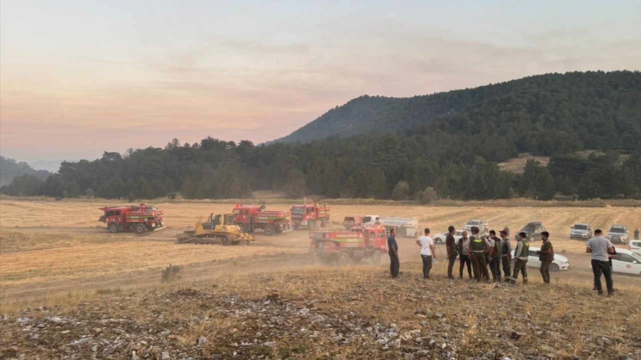 Eskişehir'deki Orman Yangını Afyonkarahisar'ı Tehdit Ediyor