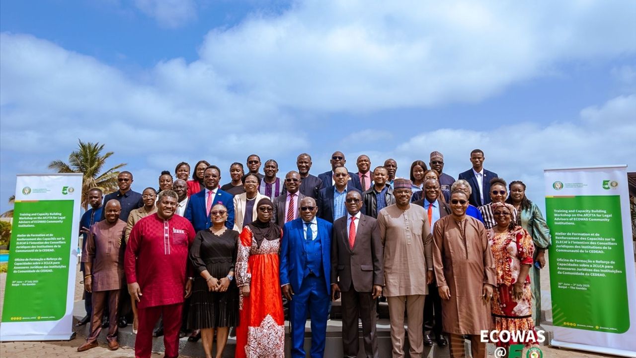 Gambiya'da ECOWAS, AfCFTA Uyum Programını Güçlendirmek İçin Eğitim Çalıştayı Düzenledi