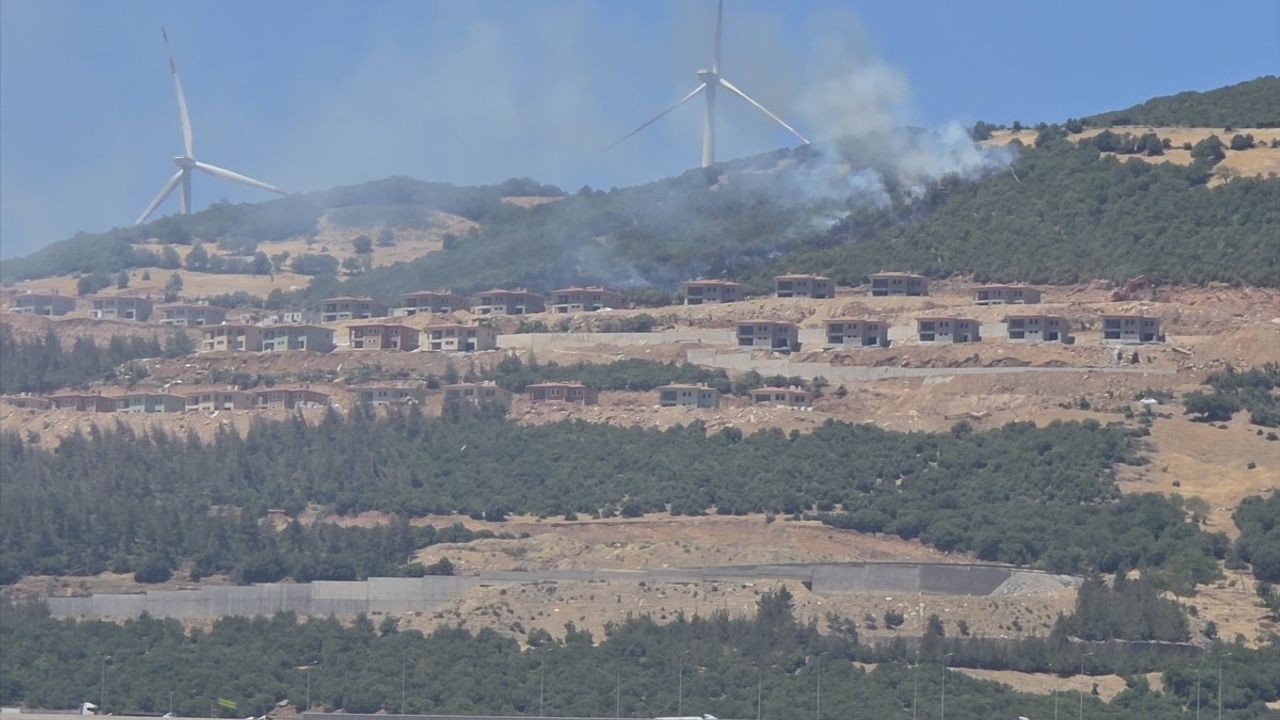 Gaziantep'teki Orman Yangını Kontrol Altına Alınarak Söndürüldü