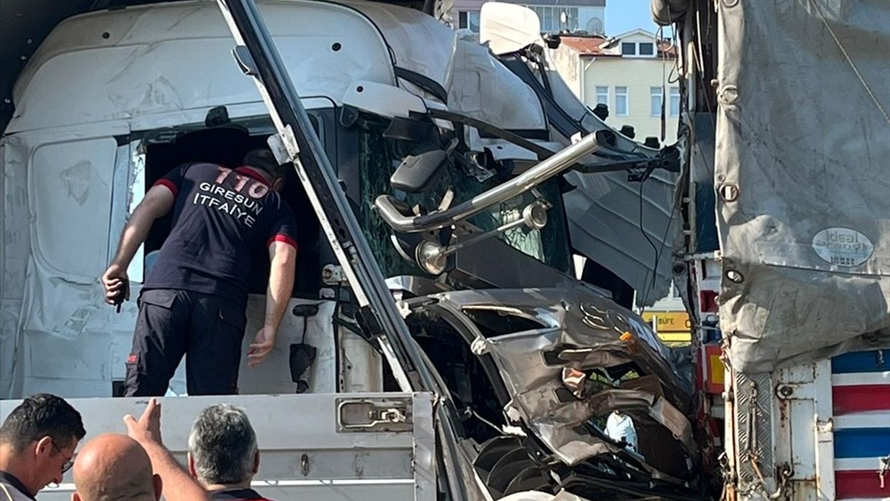 Giresun'da Trafik Kazasında 1 Kişi Hayatını Kaybetti