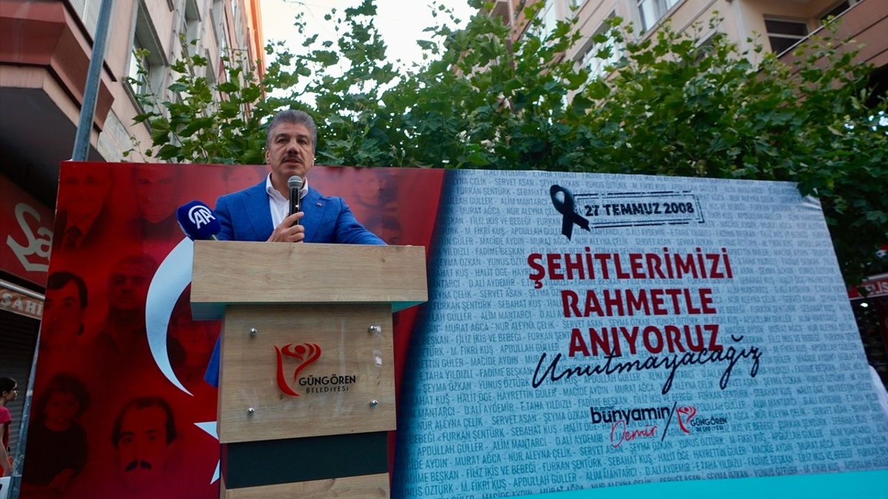 Güngören'de 2008 Terör Saldırısında Hayatını Kaybedenler Anıldı