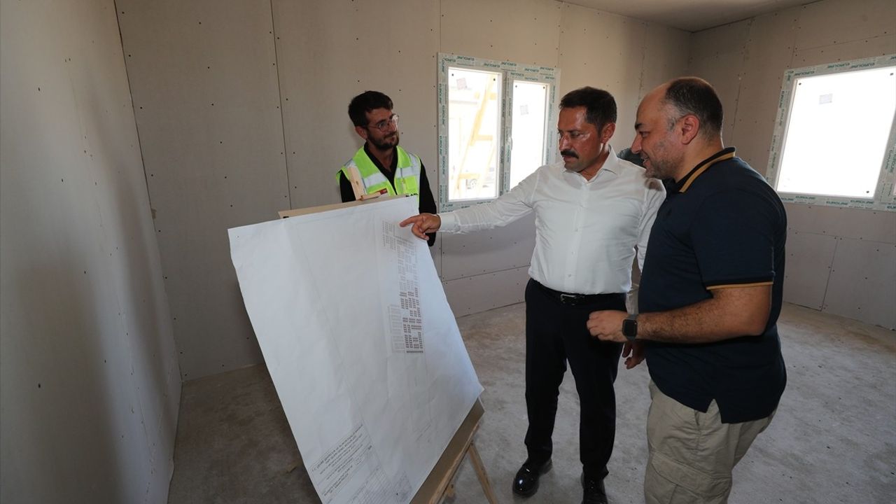 Hatay Antakya'da 607 Kırsal Afet Konutunun İnşası Devam Ediyor